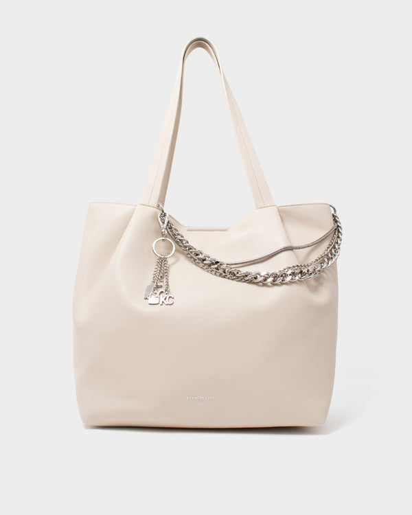 Cartera Tote Charme — color nude