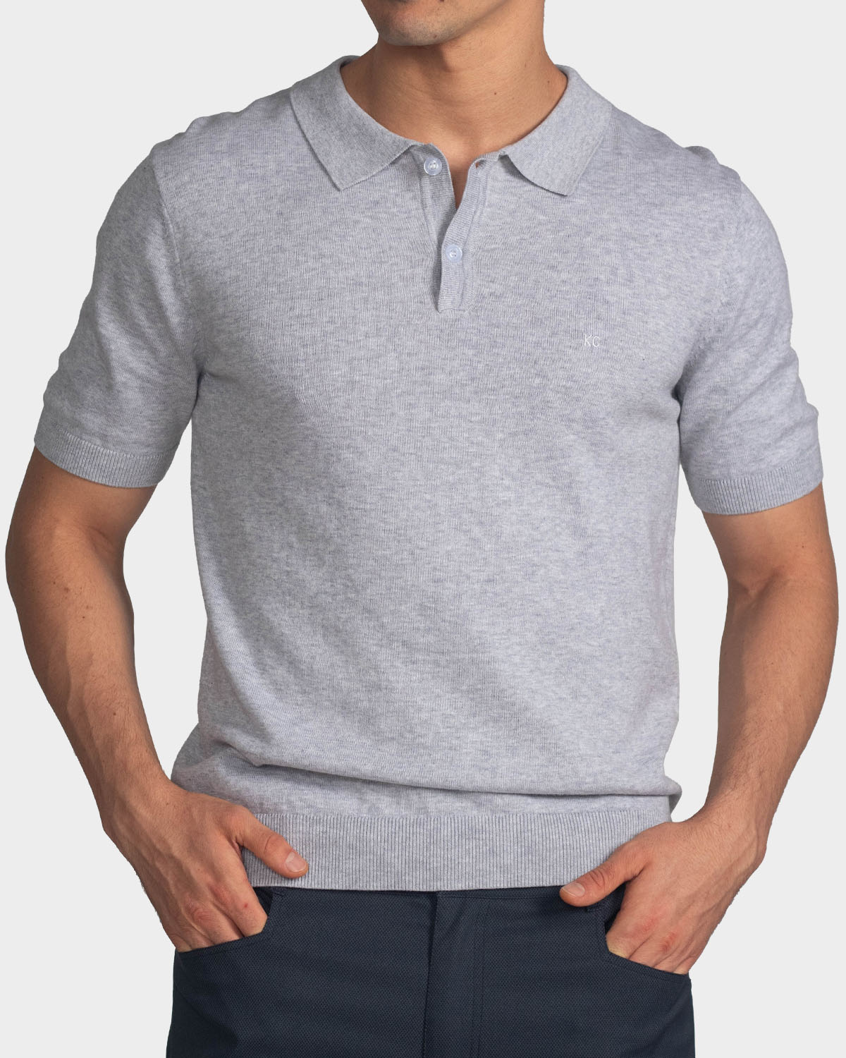 Polo para hombre ash