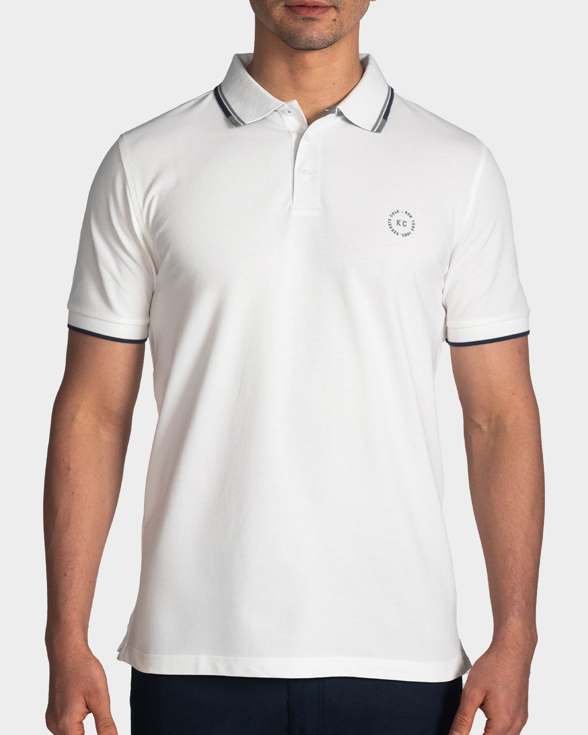 Polo fondo entero white